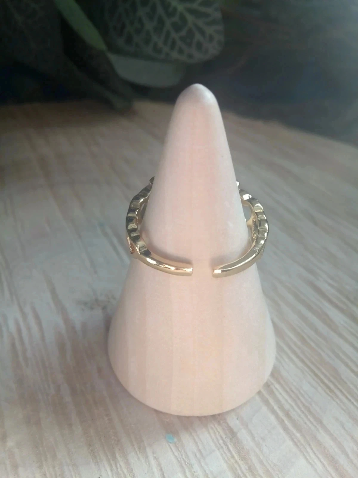 Bague pendentif coeur acier inoxydable – photo 6
